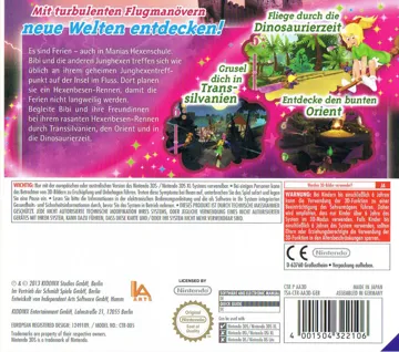 Bibi Blocksberg Das grosse Hexenbesenrennen 2 (Europe) GER box cover back